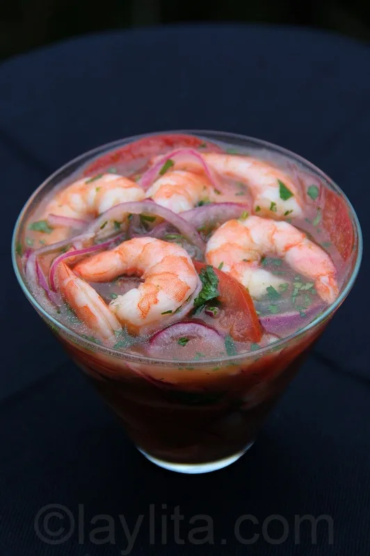 Ceviche de camarón