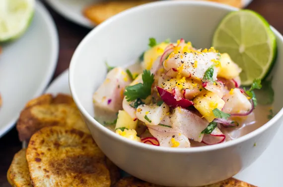 Fresco y delicioso: Ceviche de róbalo