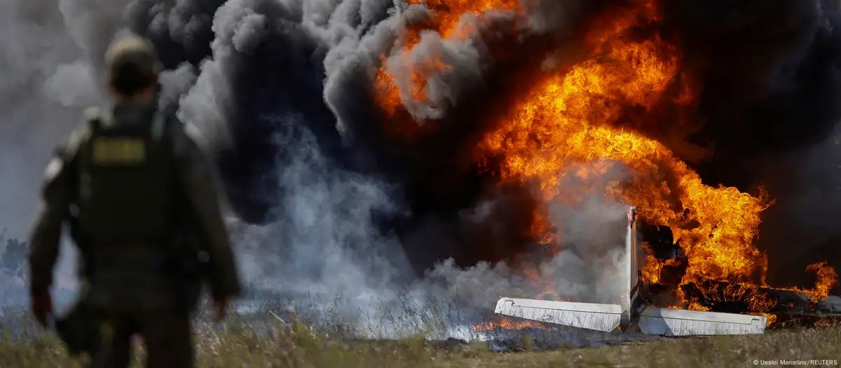 Brasil dijo que derribó avión con droga procedente de Venezuela