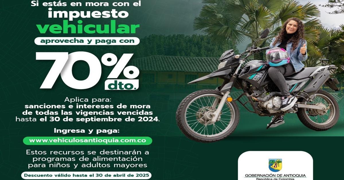 Bajan los intereses de mora por impuesto vehicular