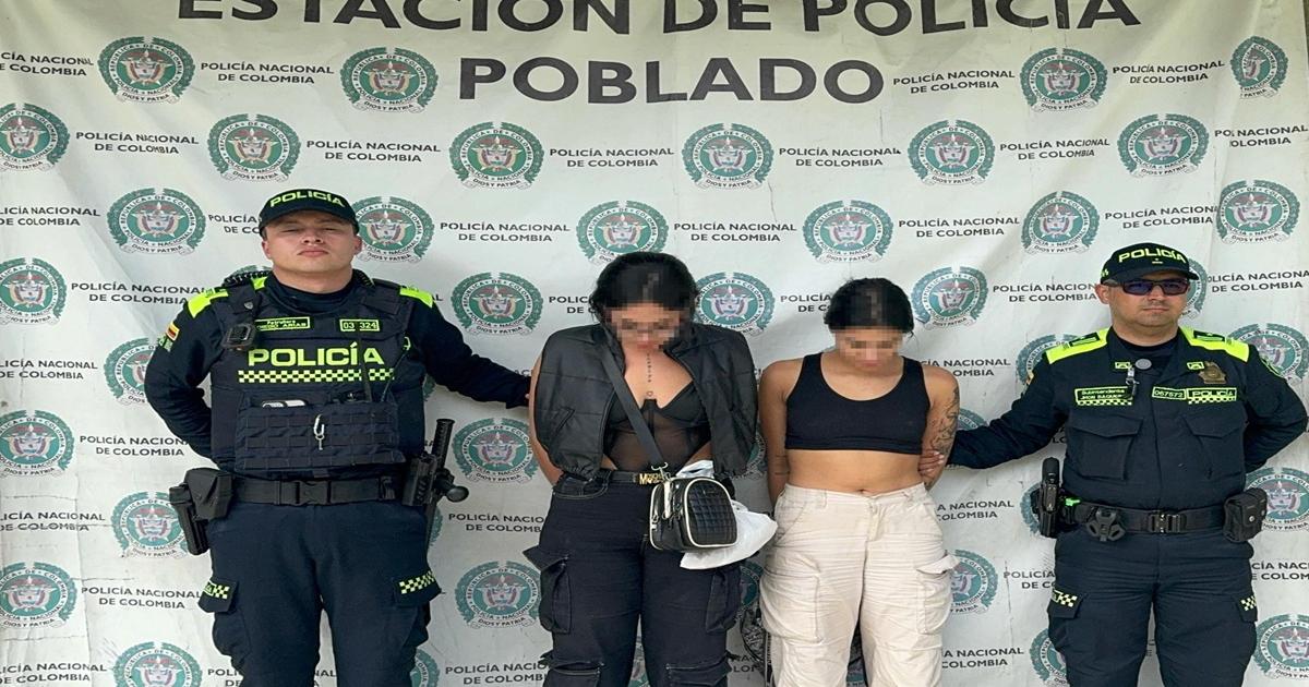 Dos mujeres capturadas por millonario hurto