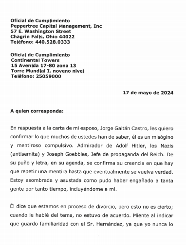 Corrupción corporativa en Continental Towers: el testimonio que sacude a Peppertree